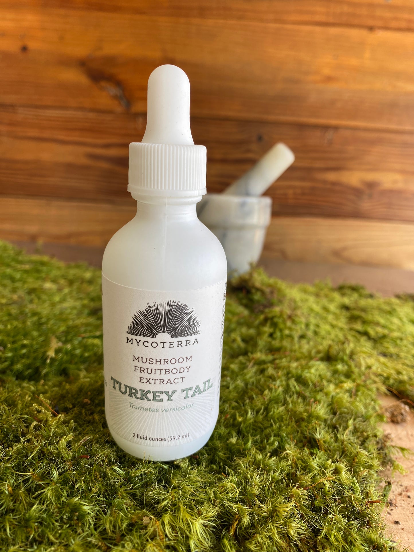 Organic Turkey Tail Mushroom Tincture 2oz.