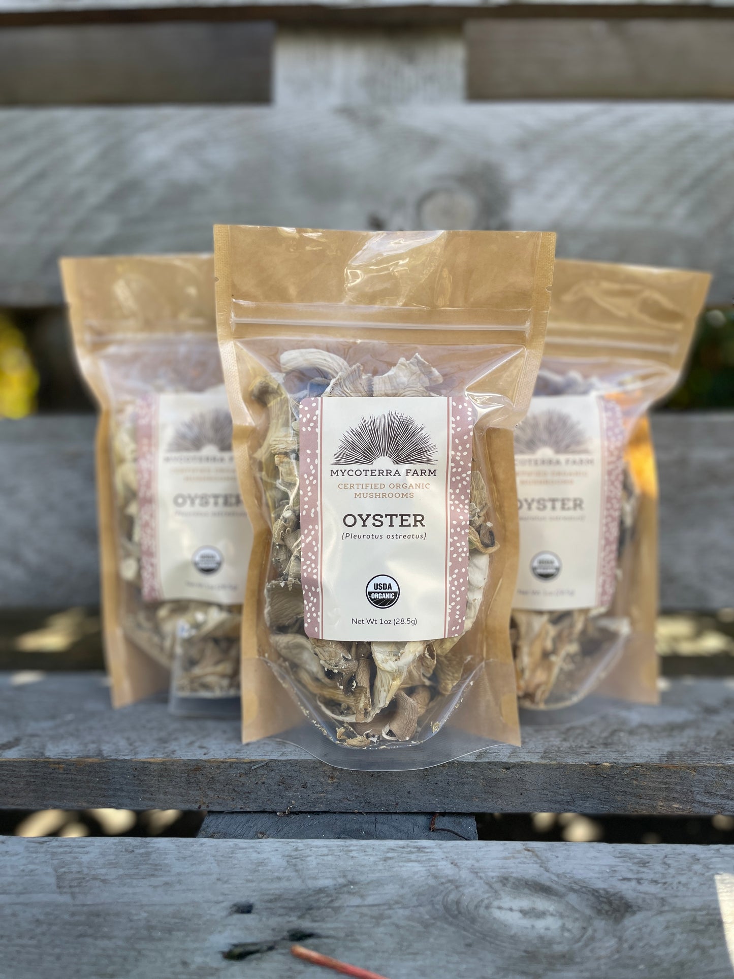 Certified Organic Dried Oyster Mushroom