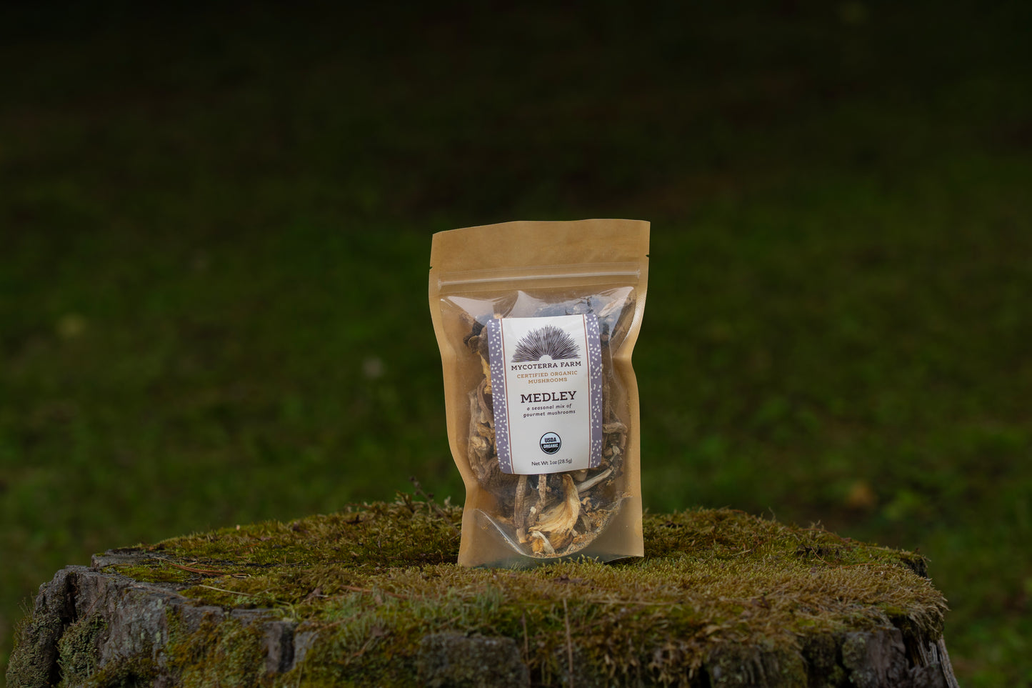 Certified Organic Dried Mushroom Medley