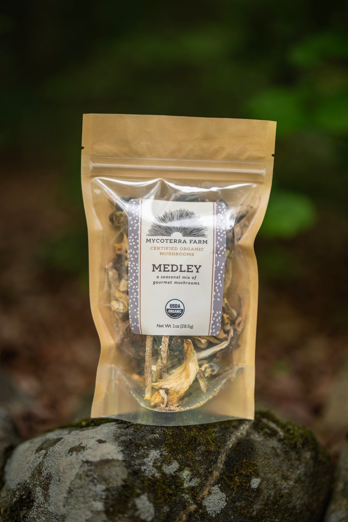 Certified Organic Dried Mushroom Medley