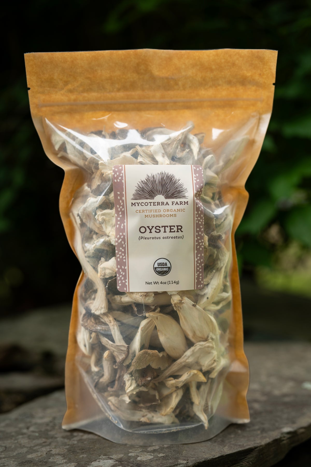 Certified Organic Dried Oyster Mushroom