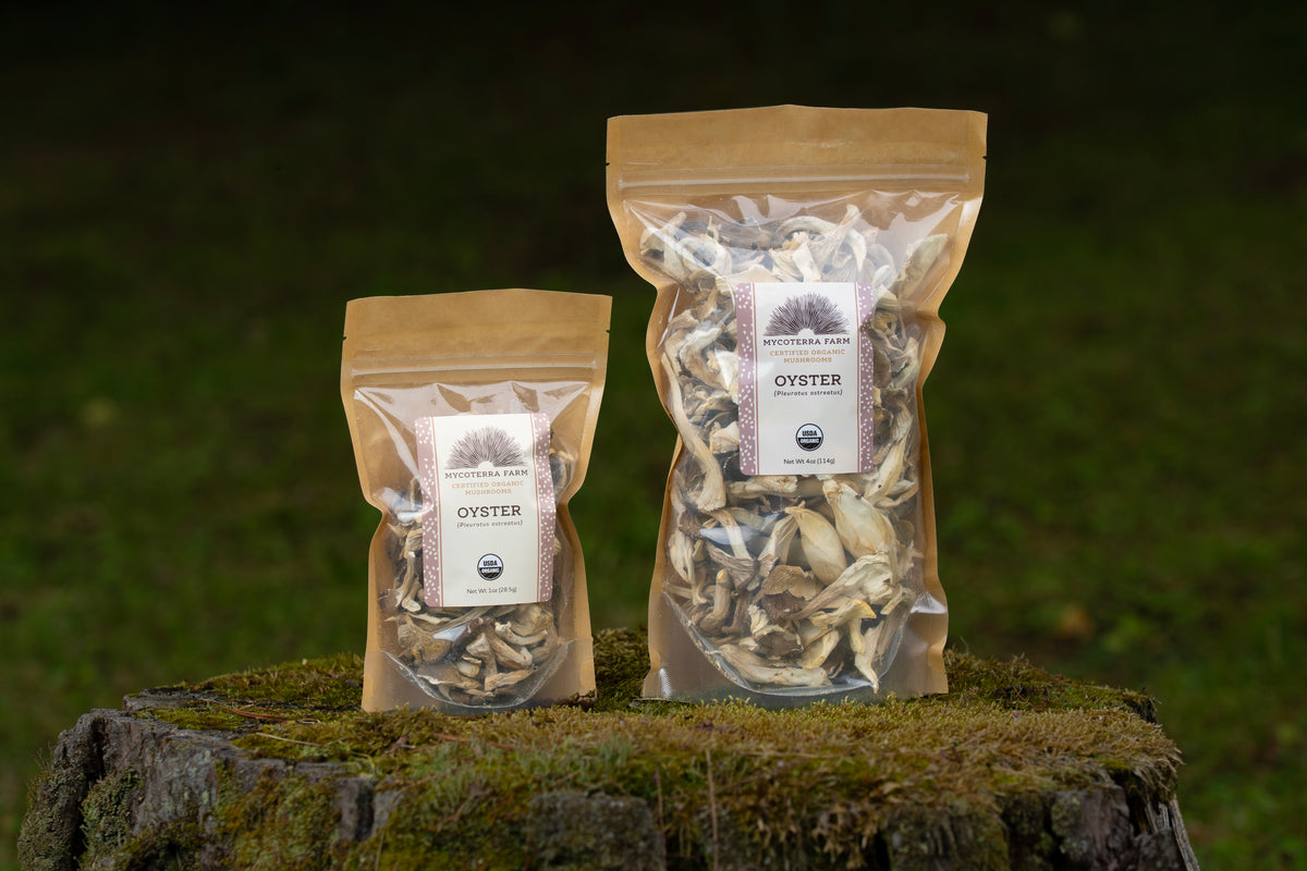 Certified Organic Dried Oyster Mushroom