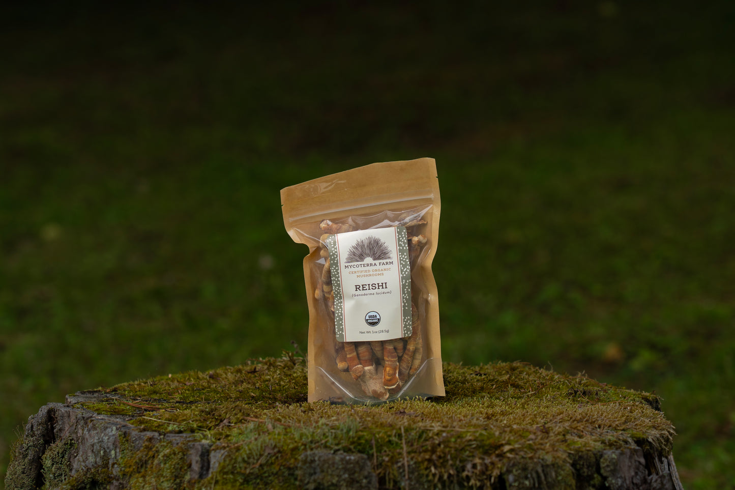 Certified Organic Dried Reishi Mushrooms