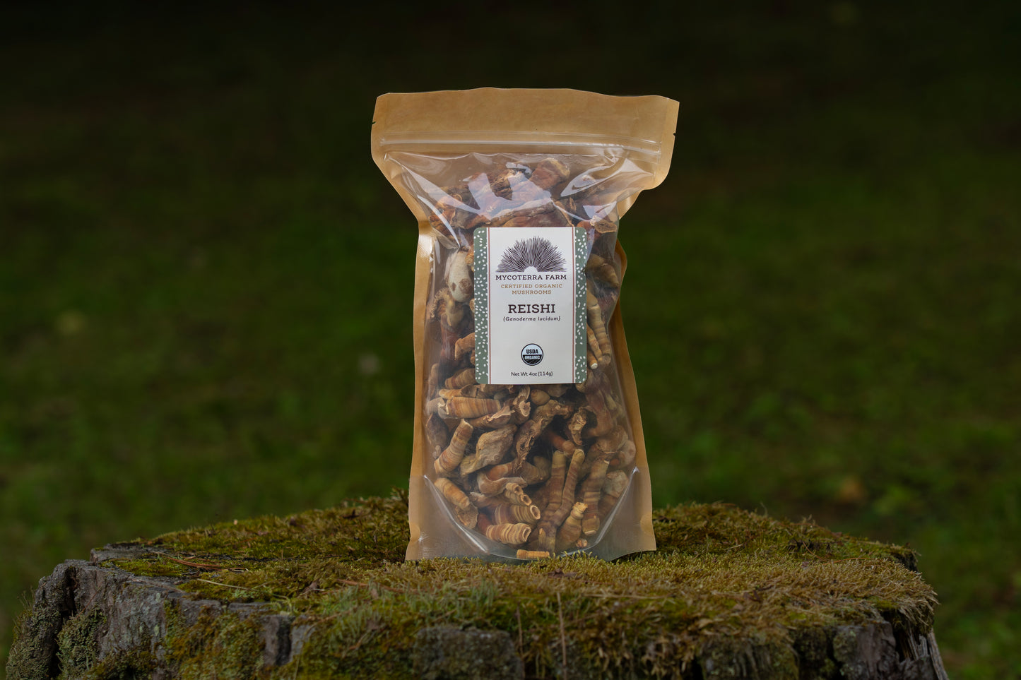 Certified Organic Dried Reishi Mushrooms