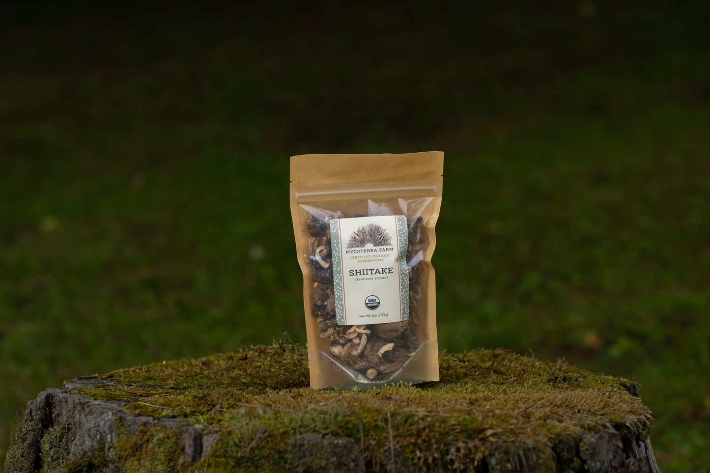 Certified Organic Dried Shiitake Mushrooms