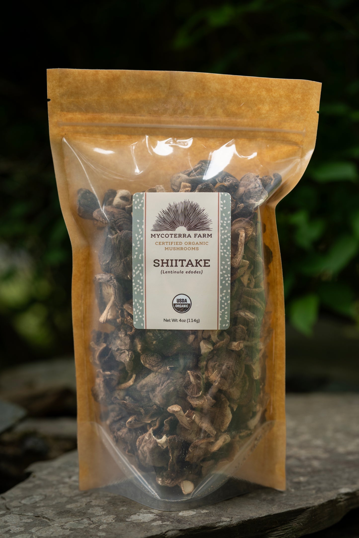 Certified Organic Dried Shiitake Mushrooms