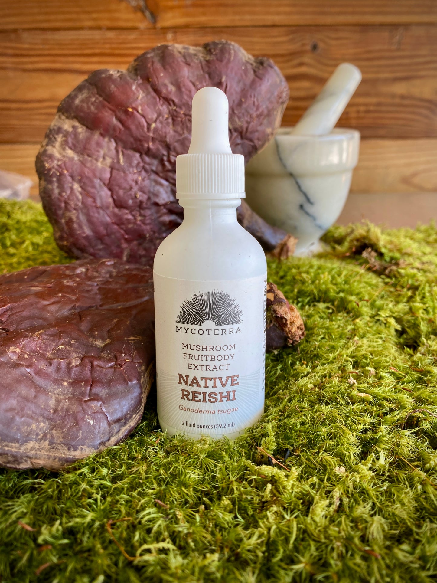 Organic Native Reishi Mushroom Tincture 2oz.