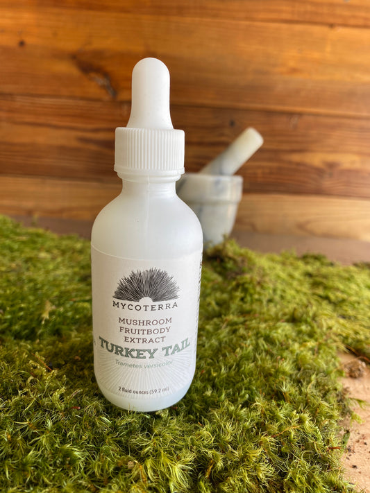 Turkey Tail Mushroom Fruitbody Extract 2oz.